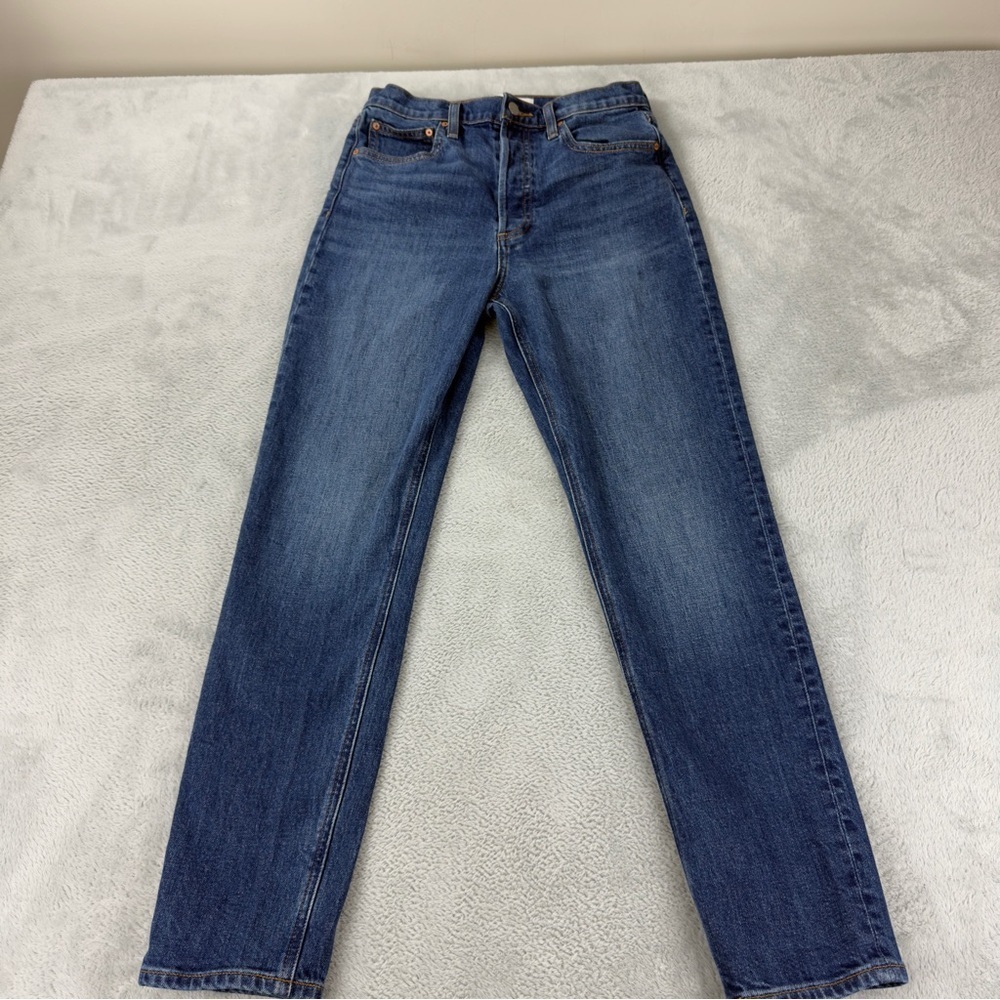 Denim Forum The Yoko High Rise Slim 28L Women's Sz 28x25 Style# CMF10-6102NM-21